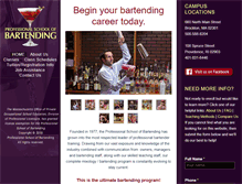 Tablet Screenshot of probarschool.com